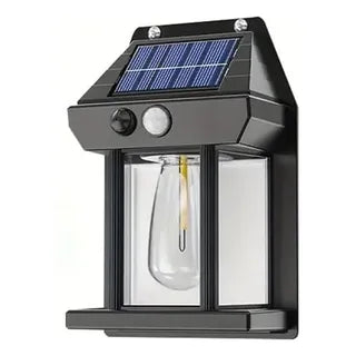 Lampe Solaire LED Murale Extérieure avec Détecteur de Mouvement
